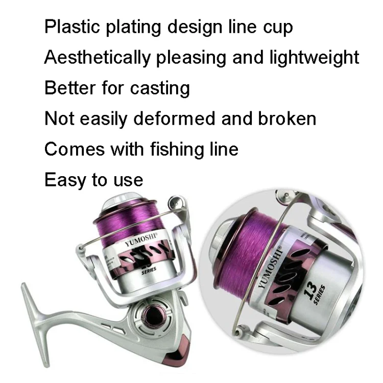 YUMOSHI YK Series Plastic Plating Fishing Line Reel, Specification: YK3000 - Image 6
