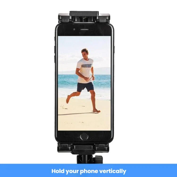 YUNTENG VCT-320 Adjustable Hot Shoe Tablet & Phone Mount Clamp Holder with Dual 1/4 Inch Screw Holes for 5.1-9.9 Inch Devices(Black) - Image 6