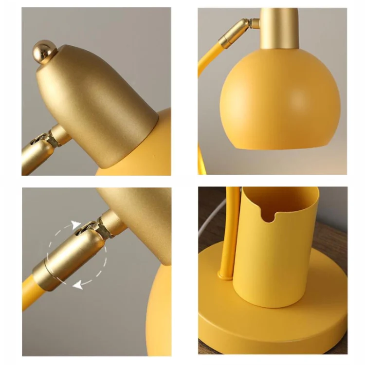 YY-1109 Student Desk LED Eye Protection Lamp with Pen Holder, CN Plug, Specification: without Bulb(White) - Image 4