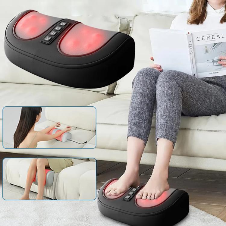 Z5 Dual-frequency Red Light Constant Temperature Hot Compress Foot Massager, Spec: EU Plug(Light Green) - Image 8