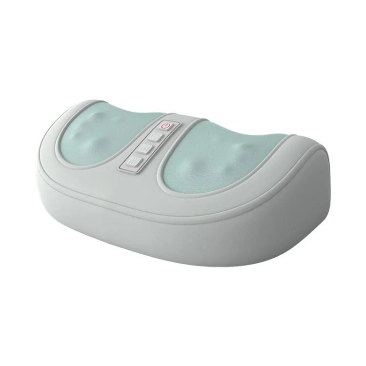 Z5 Dual-frequency Red Light Constant Temperature Hot Compress Foot Massager, Spec: US Plug(Light Green)