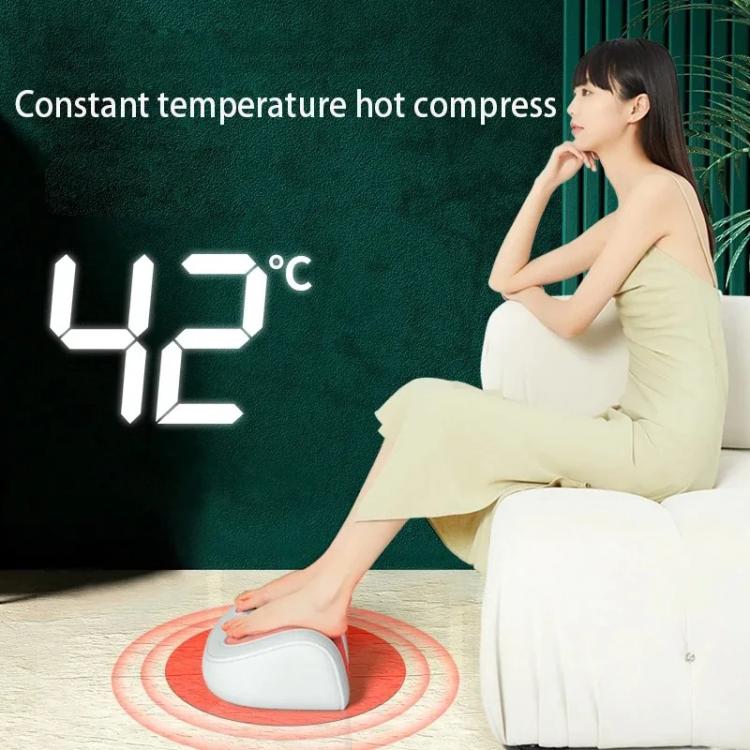 Z5 Dual-frequency Red Light Constant Temperature Hot Compress Foot Massager, Spec: US Plug(Light Green) - Image 3
