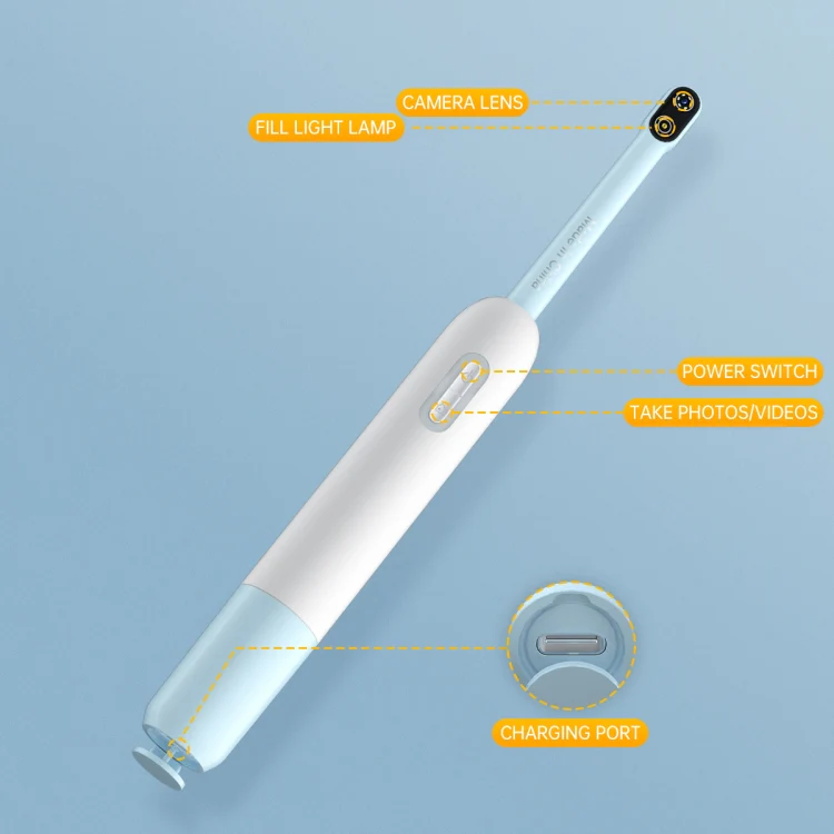 Z70 7 LEDs 2.0MP Wifi Visible Oral Endoscope(White) - Image 5