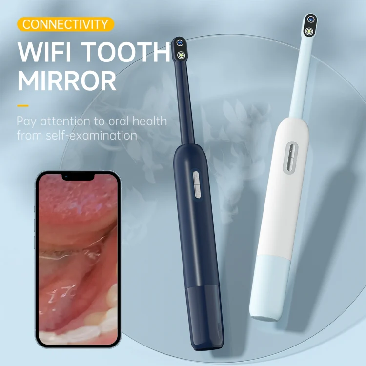 Z70 7 LEDs 5.0MP Wifi Visible Oral Endoscope(Dark Blue) - Image 3