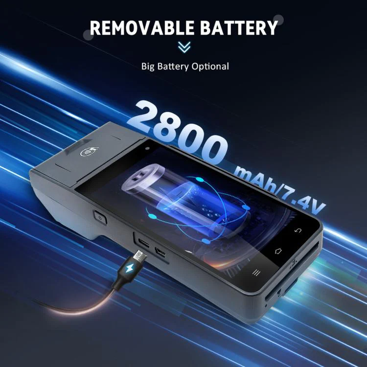 Z90N Supermarket Mobile Bill Payment POS Machine, Handheld Cash Register With Credit Card NFC Function EU Plug - Image 5