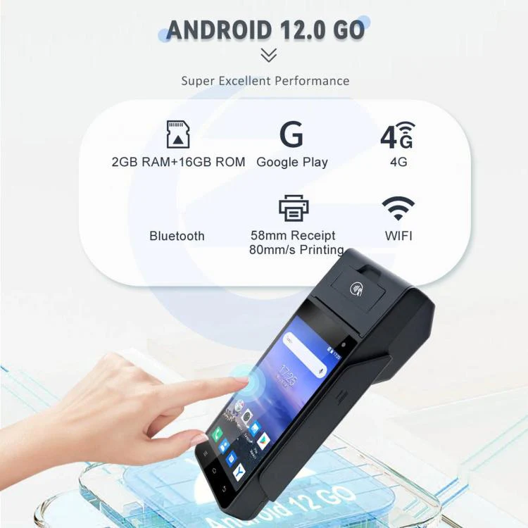 Z90N Supermarket Mobile Bill Payment POS Machine, Handheld Cash Register With Credit Card NFC Function EU Plug - Image 7