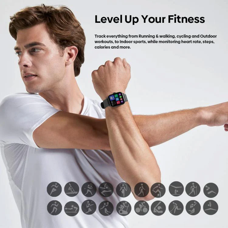 Zeblaze Btalk Pro 1.91 inch 600 nits IP68 BT5.3 Sports Smart Watch, Support Bluetooth Call / Heart Rate / Blood Oxygen / Sleep Monitoring(Black) - Image 10