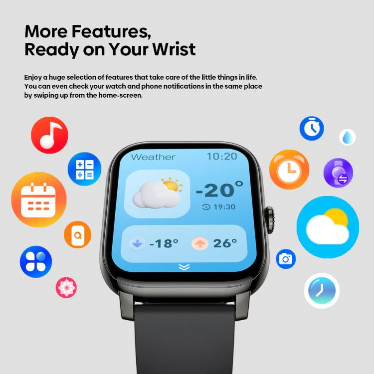 Zeblaze Btalk Pro 1.91 inch 600 nits IP68 BT5.3 Sports Smart Watch, Support Bluetooth Call / Heart Rate / Blood Oxygen / Sleep Monitoring(Black) - Image 13