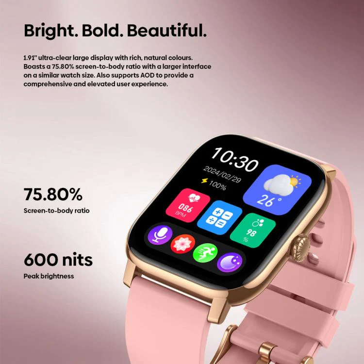 Zeblaze Btalk Pro 1.91 inch 600 nits IP68 BT5.3 Sports Smart Watch, Support Bluetooth Call / Heart Rate / Blood Oxygen / Sleep Monitoring(Blue) - Image 7