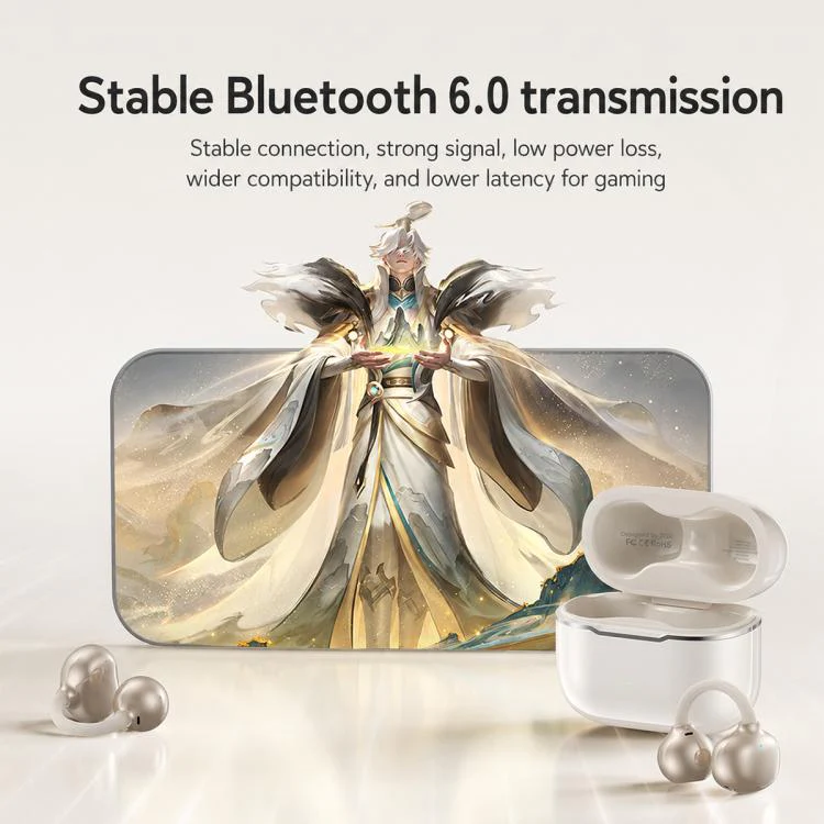 ZGA GS29 Free Music 2 Ear Clip Wireless Bluetooth Earphones(White) - Image 5