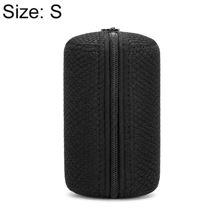 Zipper Camera Lens Pouch Waterproof Lens Protective Bag, Size:Small Lens Pouch(Black)