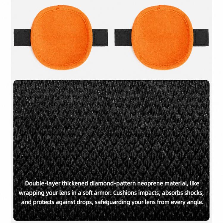 Zipper Camera Lens Pouch Waterproof Lens Protective Bag, Size:Small Lens Pouch(Green) - Image 6