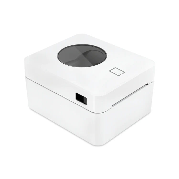 ZJ-9250 100x150mm USB Thermal Label Printer, Plug:EU Plug(White)
