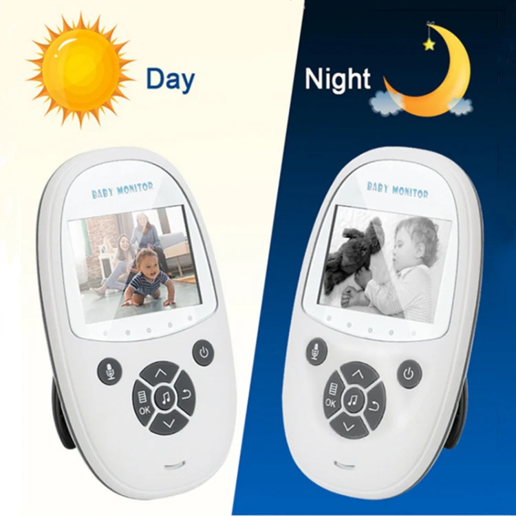 ZR302 2.4GHz Digital Video Smart Baby Monitor Night Vision Camera, Music Player, Two Way Intercom Function(UK Plug) - Image 7