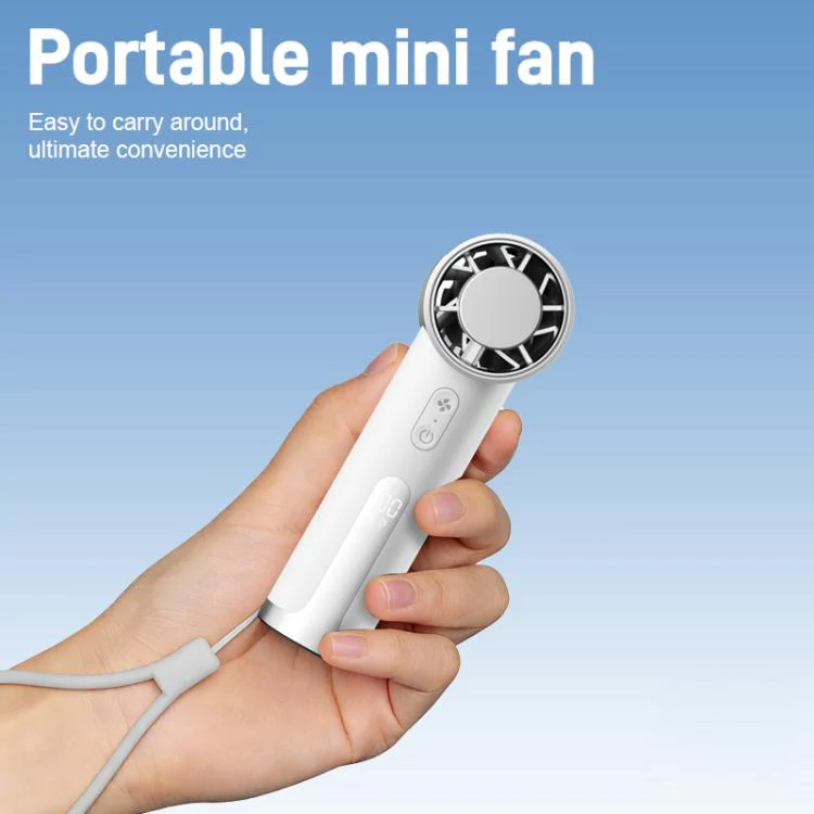 ZXF001 Portable Handheld Ice Fan without Cooling Function(White) - Image 2